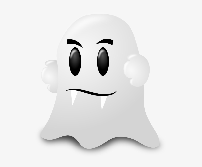 Cartoon Ghost Svg Clip Arts 540 X 596 Px, transparent png download
