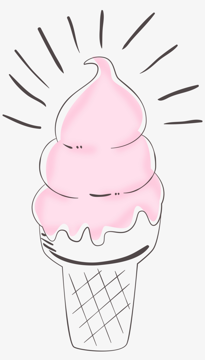 1 2 - Ice Cream Cone, transparent png download