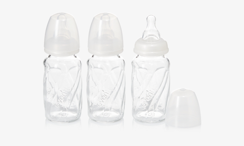 Vented Plus Glass Bottles 4oz 01png - Glass Bottle, transparent png download