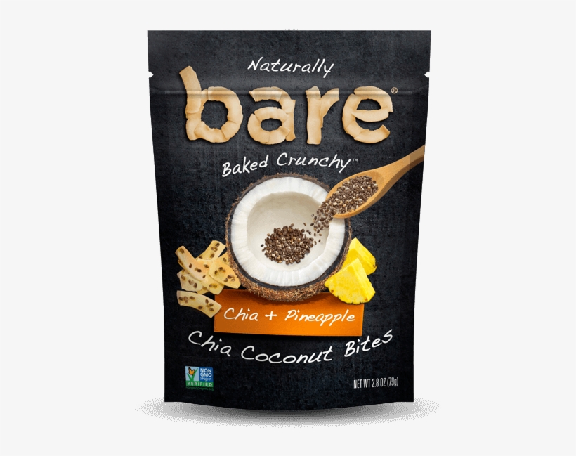 Chia-pinapple - Bare Coconut Chips Honey, transparent png download