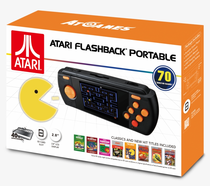 Atari Flashback Portable Game Player, transparent png download