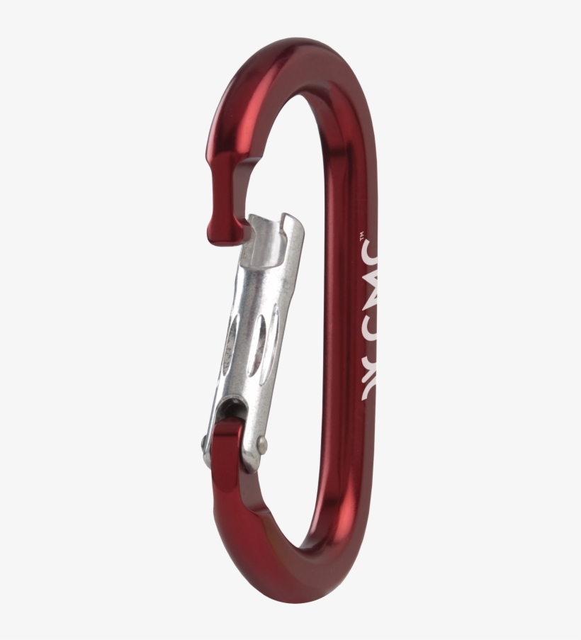 Aluminum Oval Carabiner - Lock, transparent png download