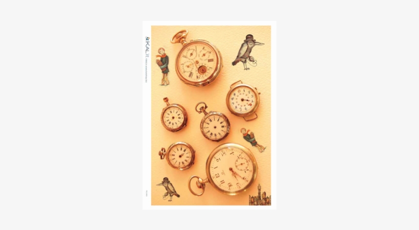 Decoupage Paper 40 Gsm 32 X 45 Cm - Бумага Рисовая Для Декупажа Love2art Часы, 32*45см, transparent png download