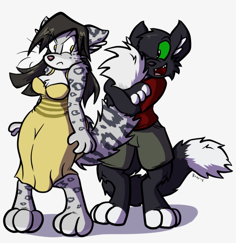 Tail Hug - Drawing, transparent png download