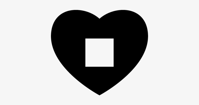 Heart Stop Button Vector - Heart Stop Icon, transparent png download
