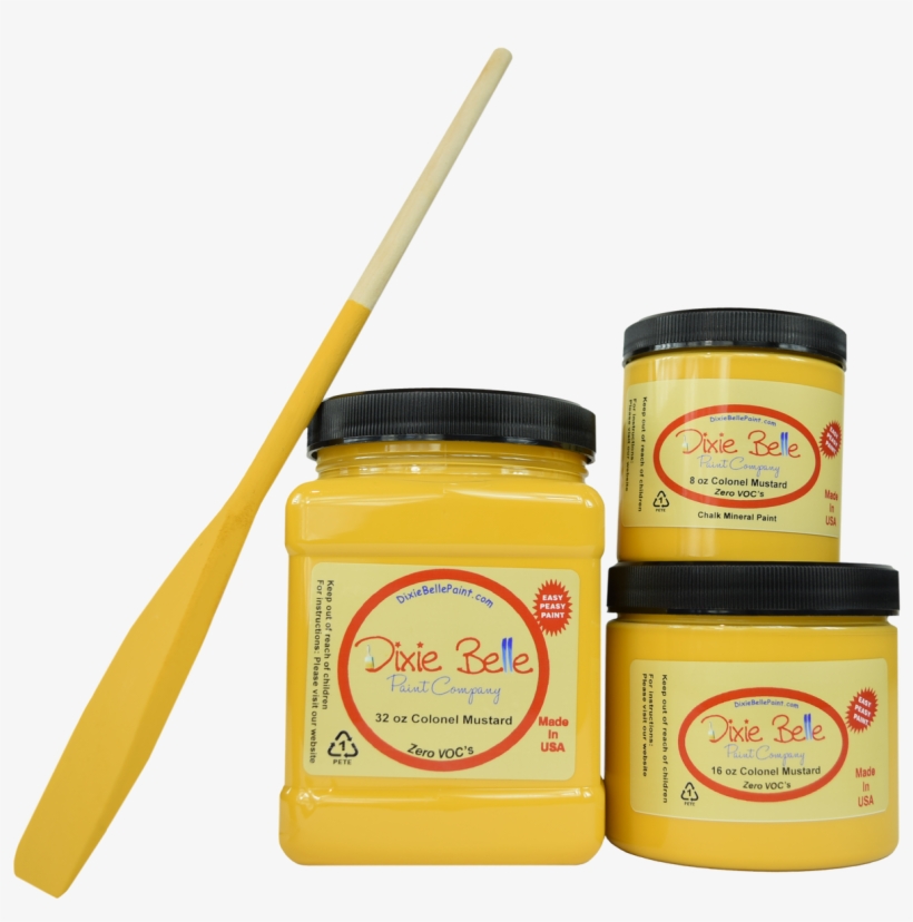 Colonel Mustard Chalk Mineral Paint - Dixie Belle Savannah Mist, transparent png download