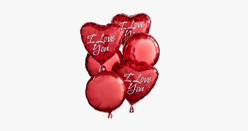 I Love You Ballon Bunch - Love You Balloons, transparent png download