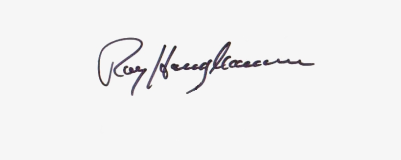 Ray Harryhausen Signature, transparent png download