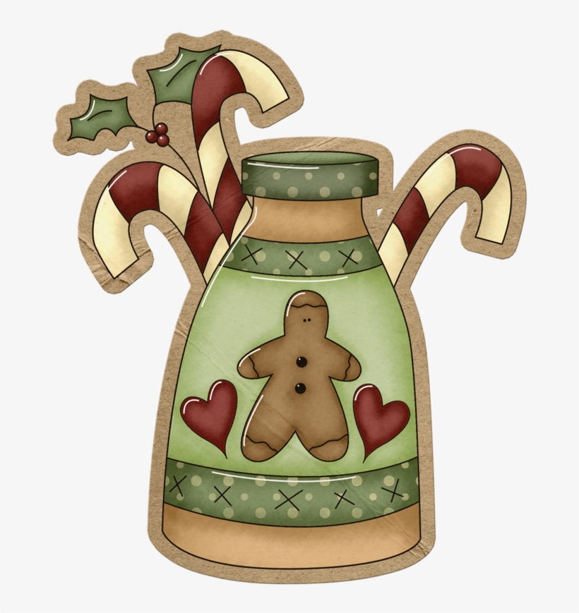 Pin By Pamela Watson On Christmas Card Clipart Elements - Gingerbreadornament4 Round Ornament, transparent png download
