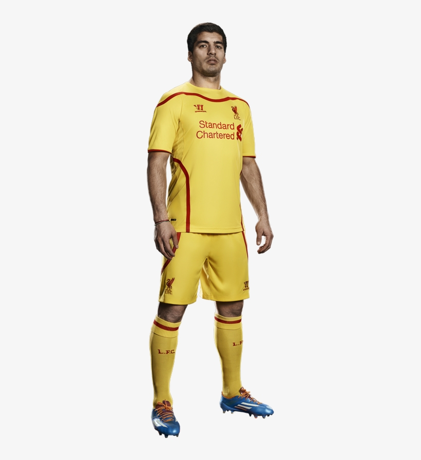 Liverpool Fc On Twitter - Luis Suarez Liverpool Away Kit, transparent png download