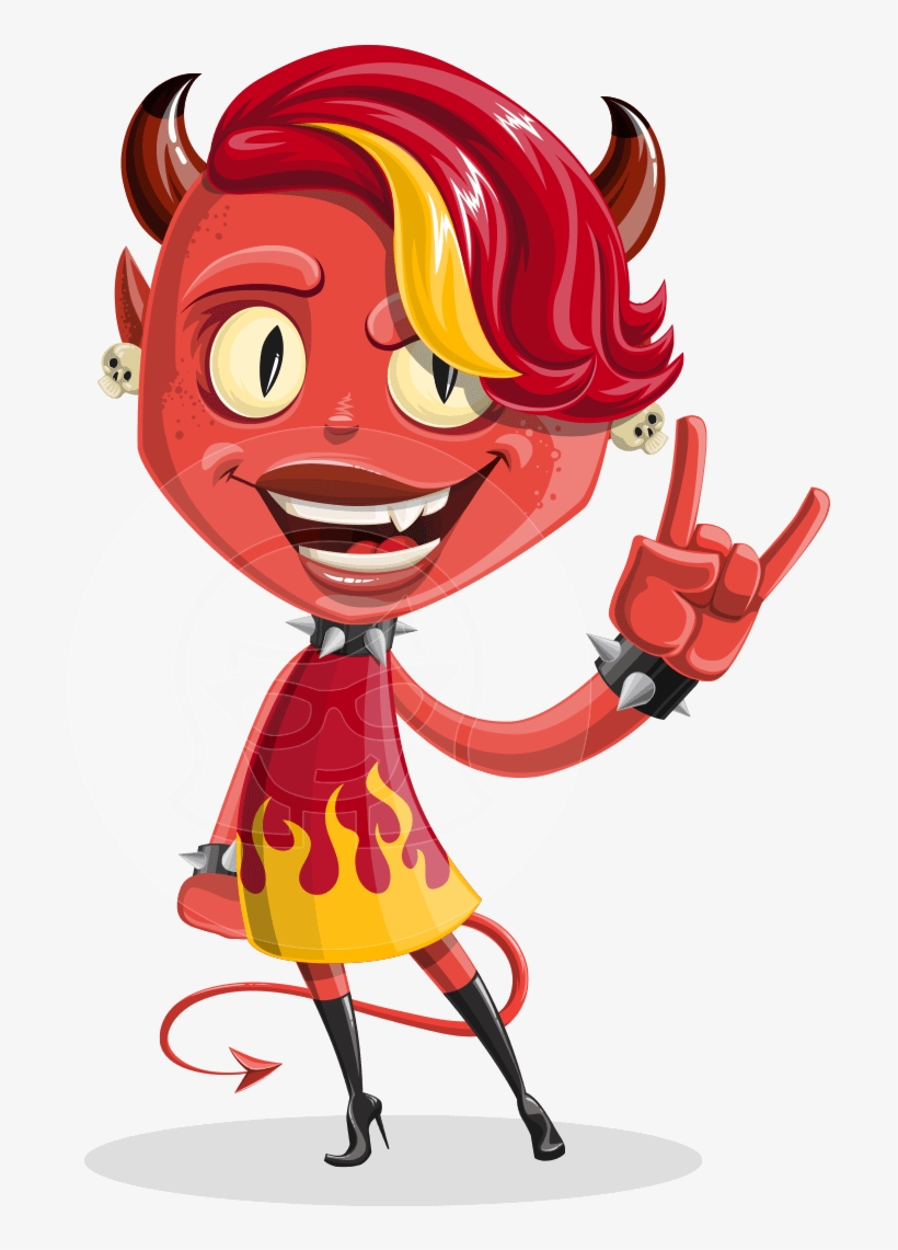 Darla The Devil Girl - Devil Girl Png, transparent png download