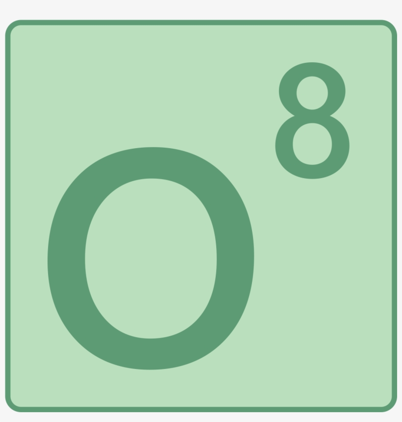 This Icon Is Simply The Letter "o" Centered Inside - Hydrogen, transparent png download