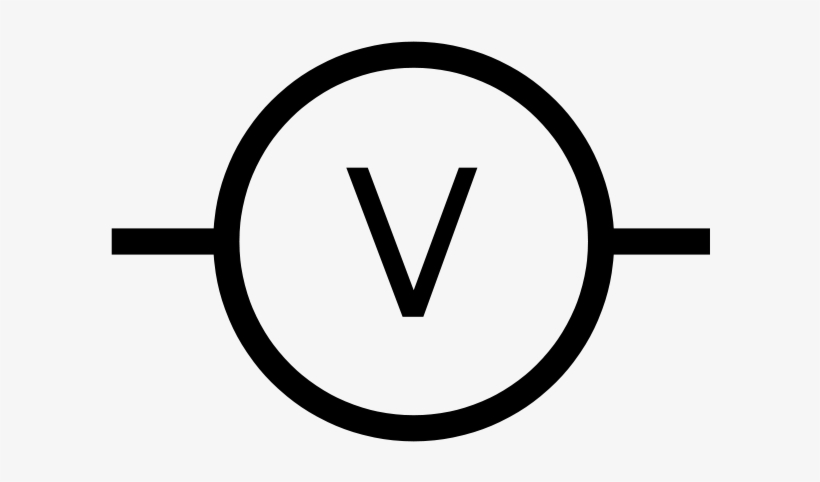 Iec Volt Meter Symbol Png Clip Arts, transparent png download