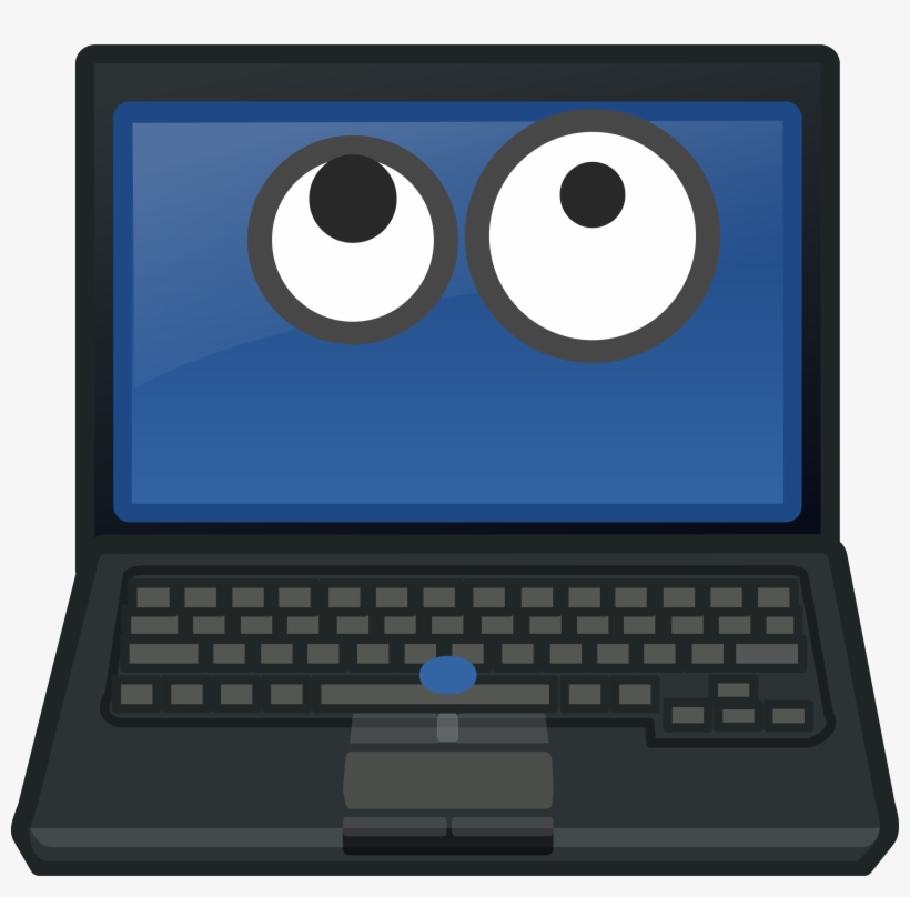 Big Image - Laptop Crying, transparent png download