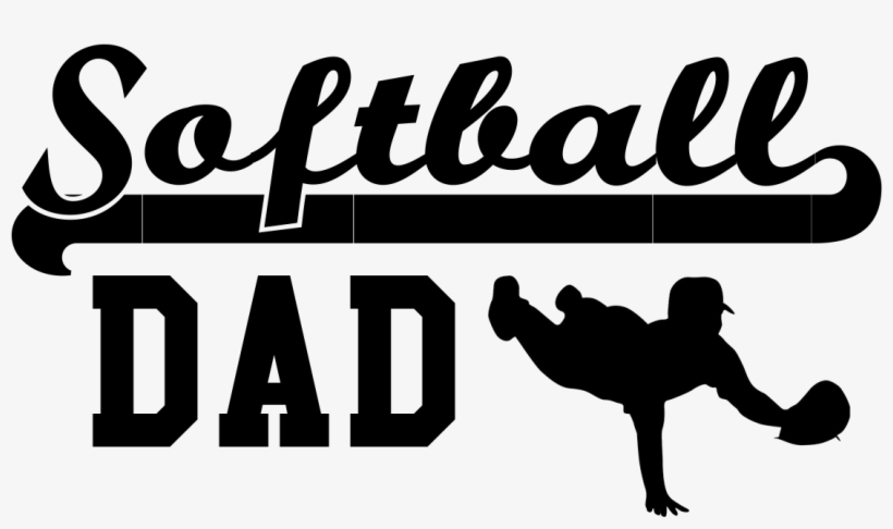 Softball Dad Stonewall Decals Png Softball Dad Decal - Softball Mom Square Sticker 3" X 3", transparent png download