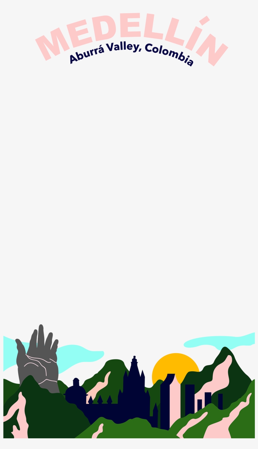 Picture Free Download For Medellin Colombia On Behance - Cali Colombia Snapchat Filter, transparent png download