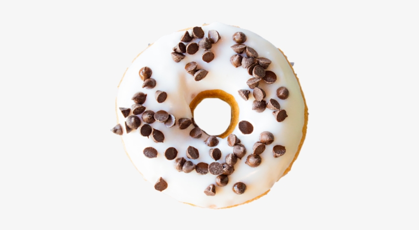 Transparent Donuts - Vanilla Chocolate Chip Donut, transparent png download