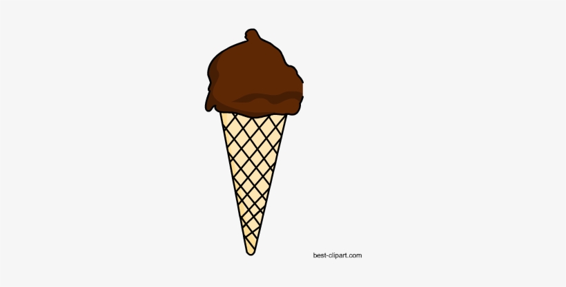 Chocolate Ice Cream Free Clip Art - Vector Graphics, transparent png download