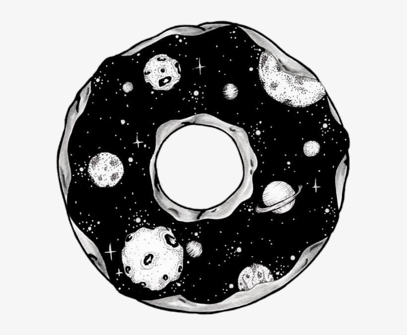 Donut Clipart Galaxy - Doughnut, transparent png download
