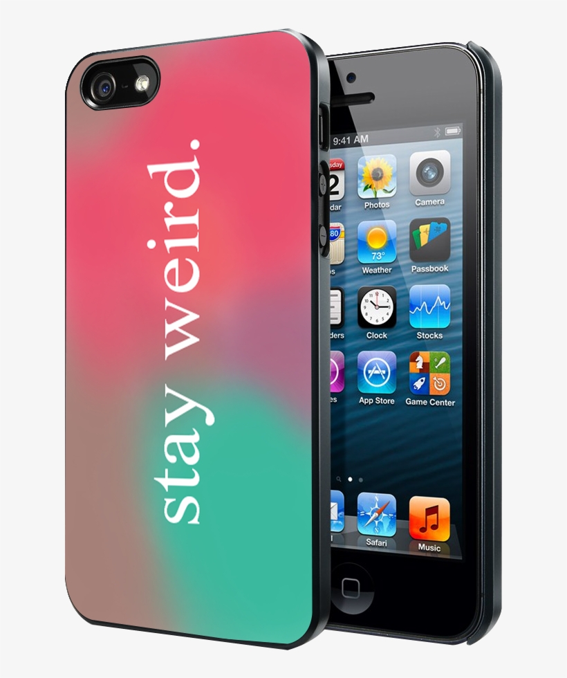 Stay Weird Funny Pink And Green Ombre Cute Tumblr Iphone - Train Your Dragon Phone, transparent png download