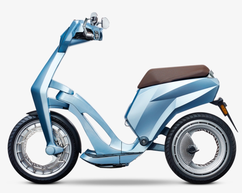 Ujet Scooters Profile Left Disp Closed High Seat Bel - High Tech Scooter Design, transparent png download