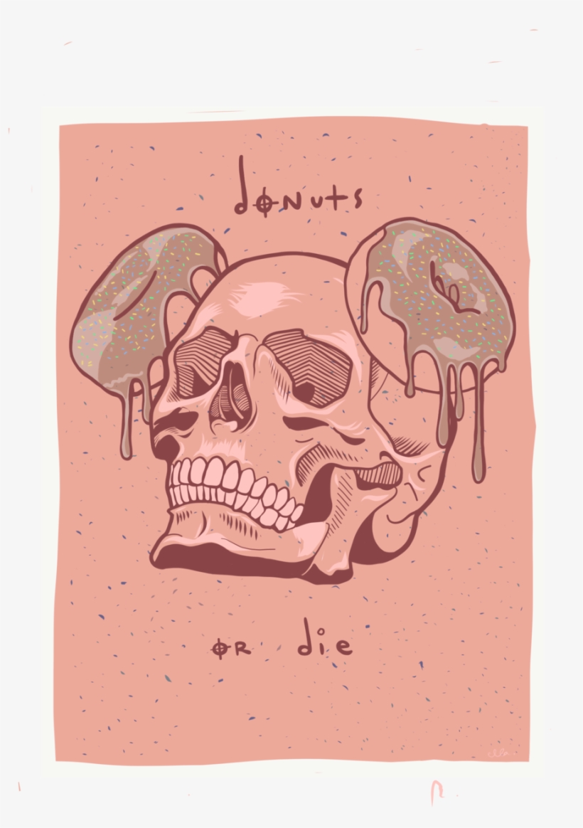 Donuts Or Die, transparent png download