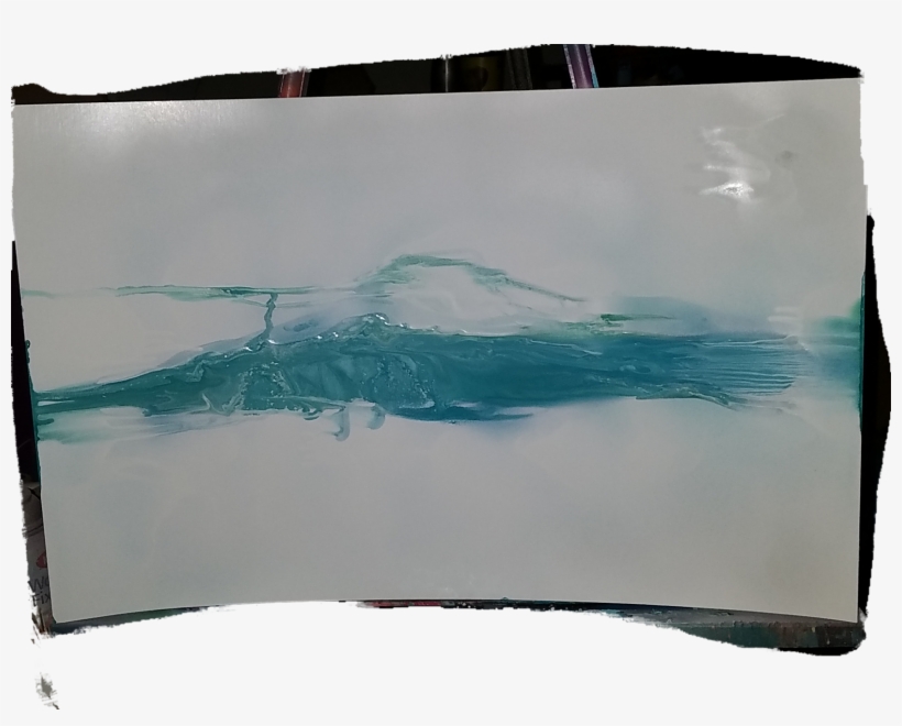 'bring Mich Zum Fluss' 22"×14" Spray Paintartwork - Painting, transparent png download