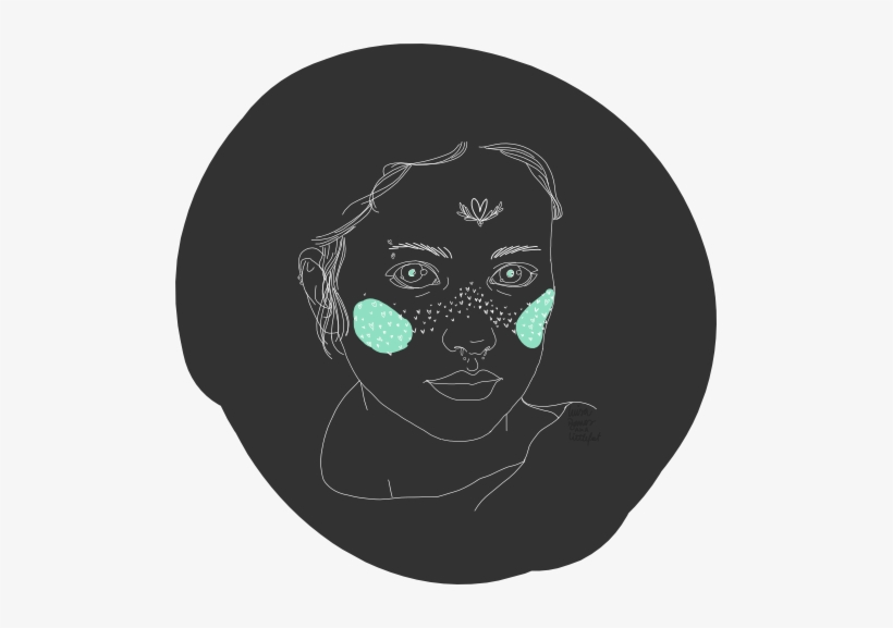 Lovely Freckles By Luisa Barros Aka Littlefeet - Illustration, transparent png download
