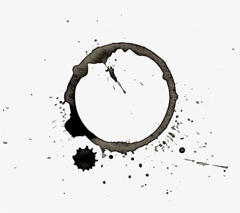 Coffee Stains Png Clip Art Freeuse Stock - Circle, transparent png download