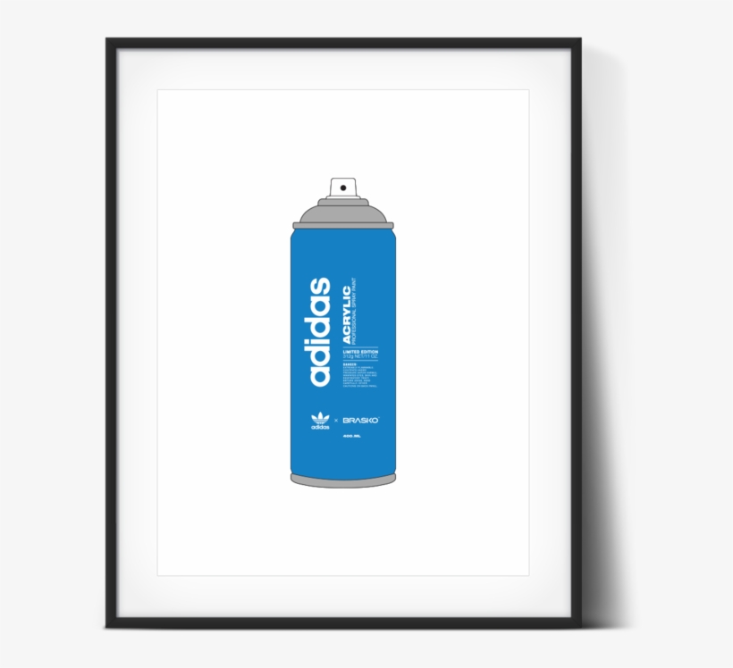 Adidas Spray Paint Poster, transparent png download