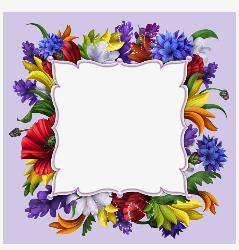 Floral Transparent Frames, transparent png download