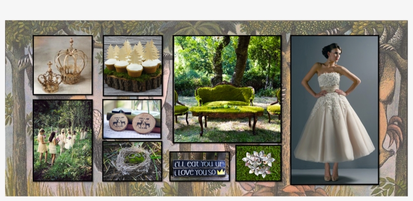 Where The Wild Things Are Wedding - Justin Alexander 8465, transparent png download