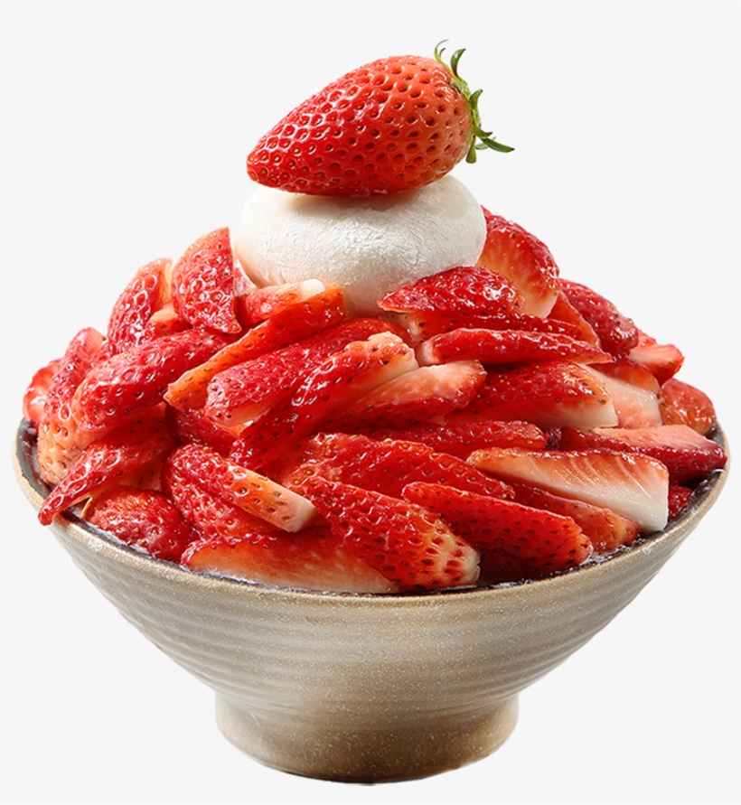 Fresh Strawberry Falling Snow, transparent png download