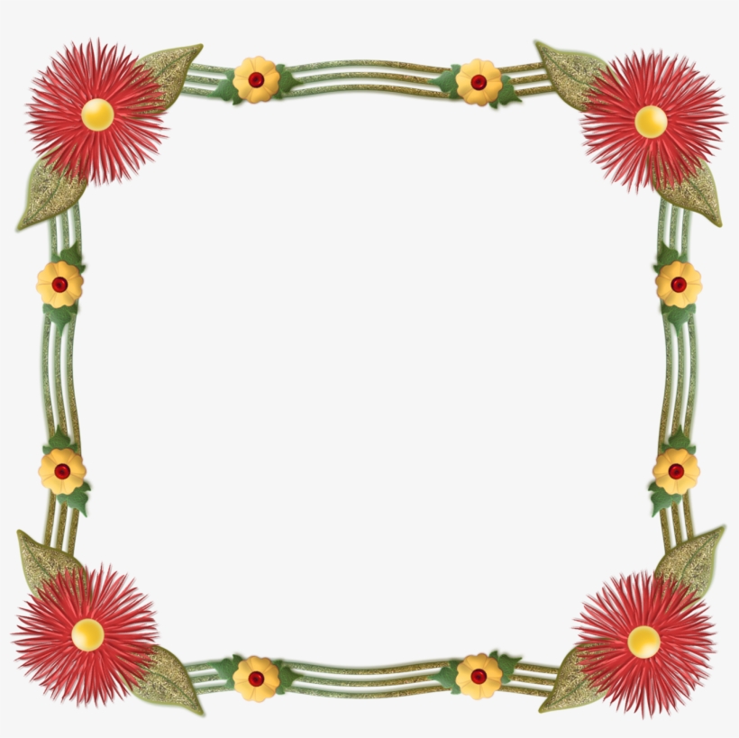 Floral Frame, Frame, Layer, Ornament, Png, Hq Photo - Lidl, transparent png download