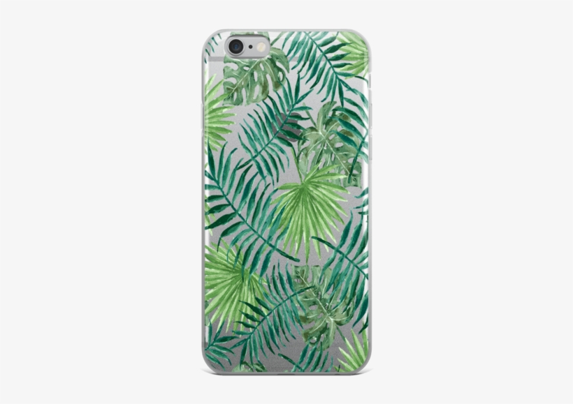 Shop Chic Green Palm Leaves Iphone Case Created By - Organic Goodness Vegan Recipes: 110 Page 8x10" Vegetarian, transparent png download
