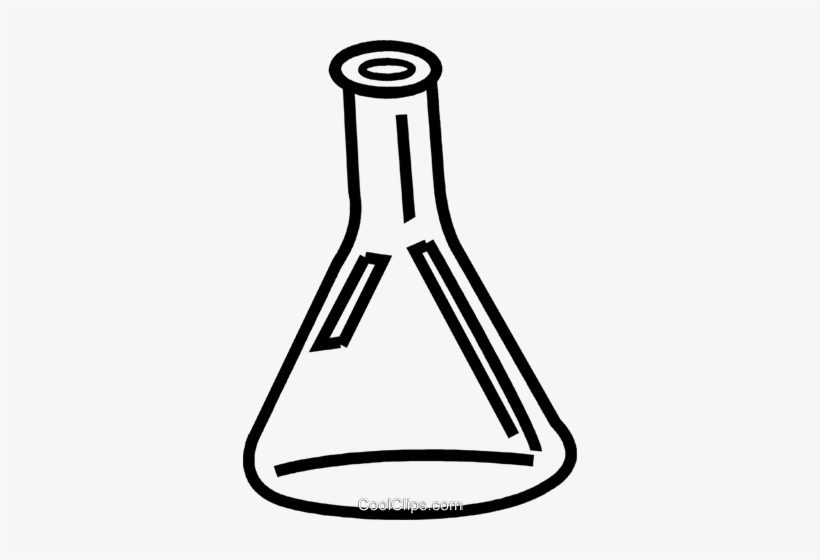 Beaker Royalty Free Vector Clip Art Illustration - Vetor Proveta Png, transparent png download
