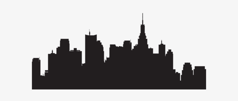 0, - New York Skyline Silhouette Transparent, transparent png download