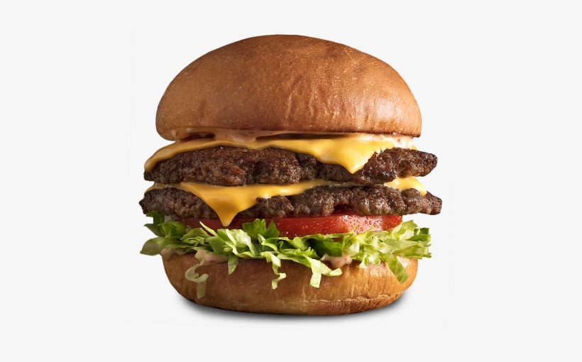 Mooyah Double Cheeseburger - Double Cheeseburger, transparent png download