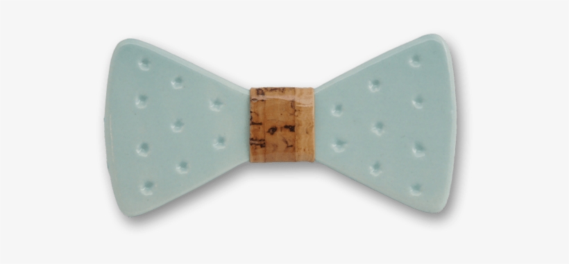 Ceramic In Light Blue Bow Tie - Polka Dot, transparent png download