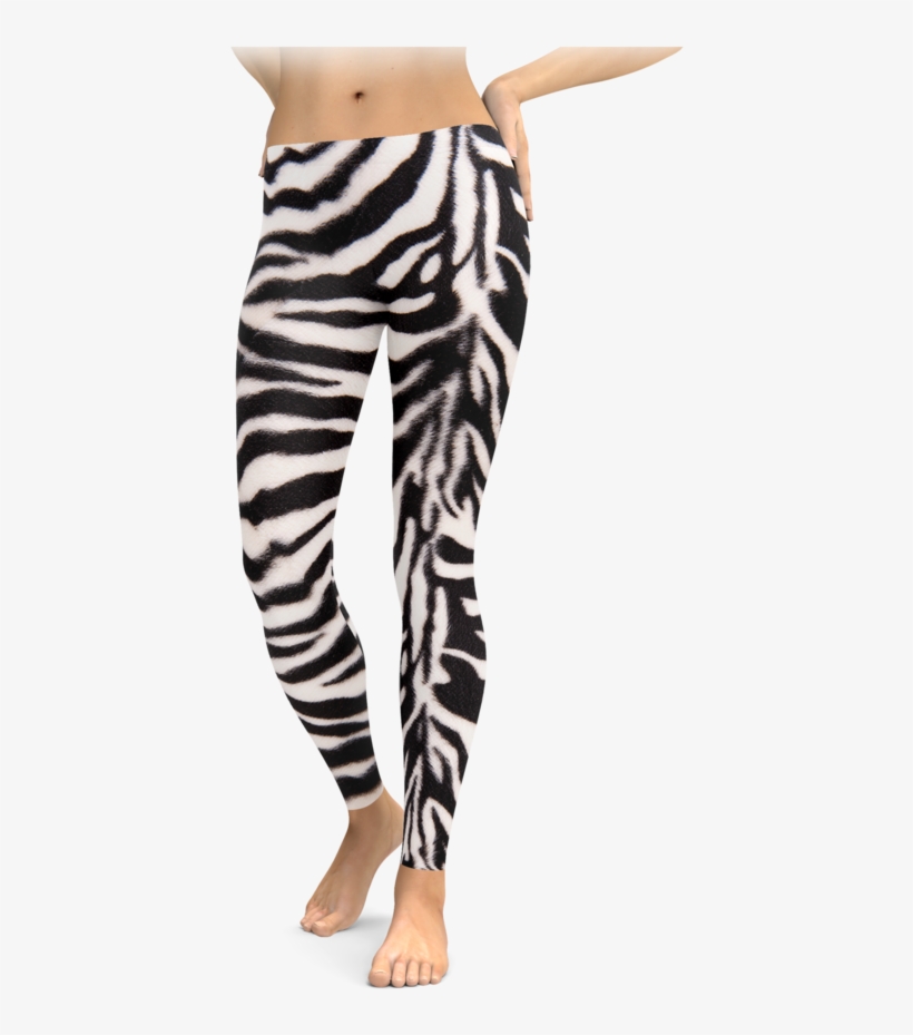 Zebra Stripes Leggings - Ho Ho Ho Leggings, transparent png download