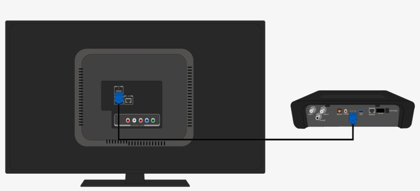 Plug That End Of The Hdmi Cable Into A Hdmi Port On - Electronics, transparent png download