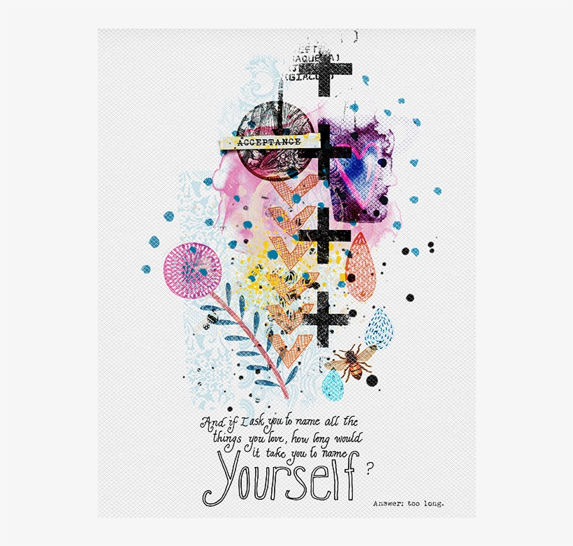 Acceptance By Jenn Mccabe For The Lilypad {lesson From - Graphic Design, transparent png download