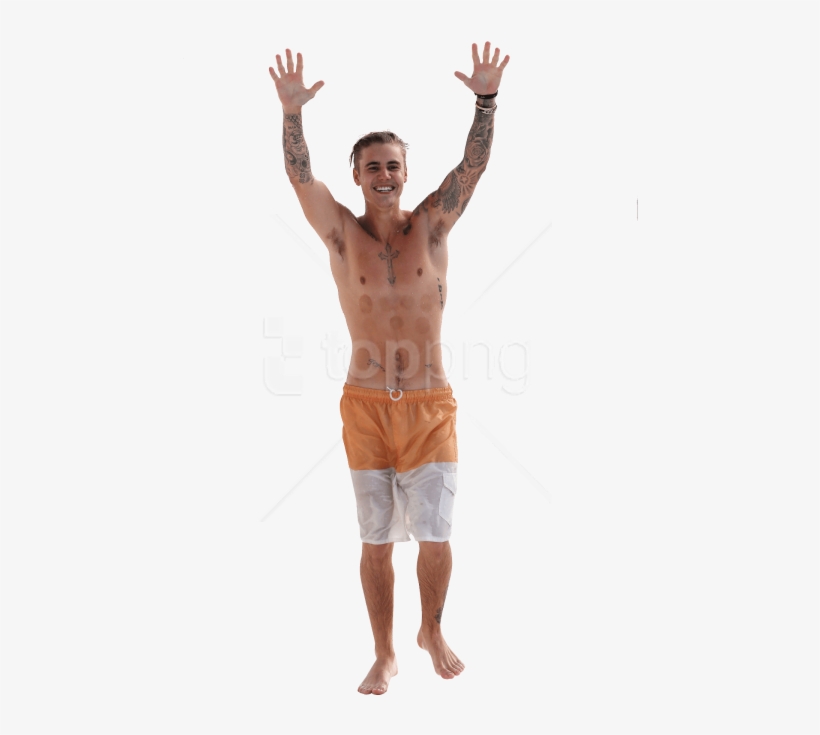Free Png Justin Bieber Topless Png Images Transparent - Justin Bieber Bondi Beach, transparent png download