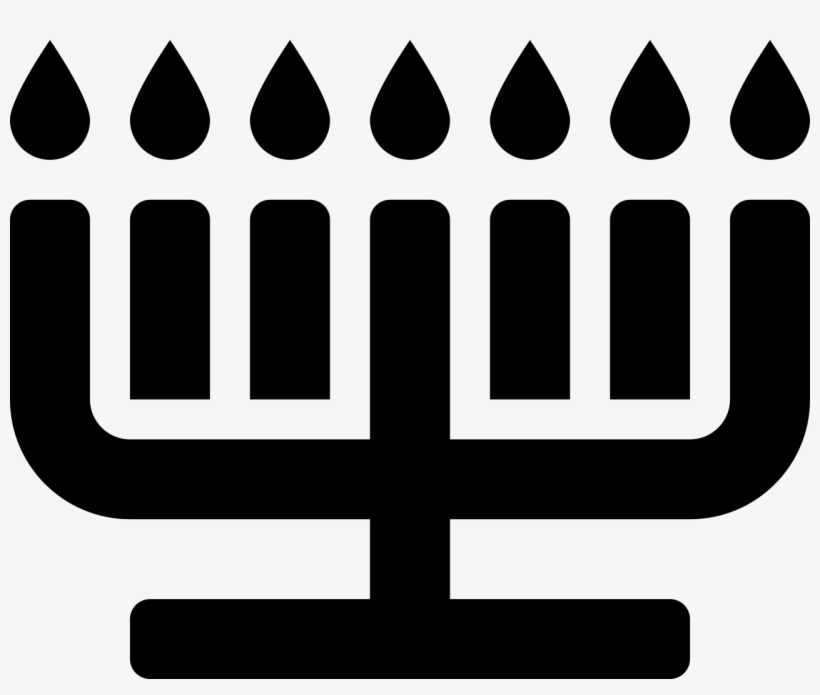 Font Awesome 5 Solid Menorah, transparent png download