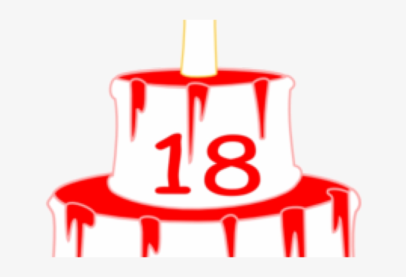 Birthday Cake Clipart Red, transparent png download