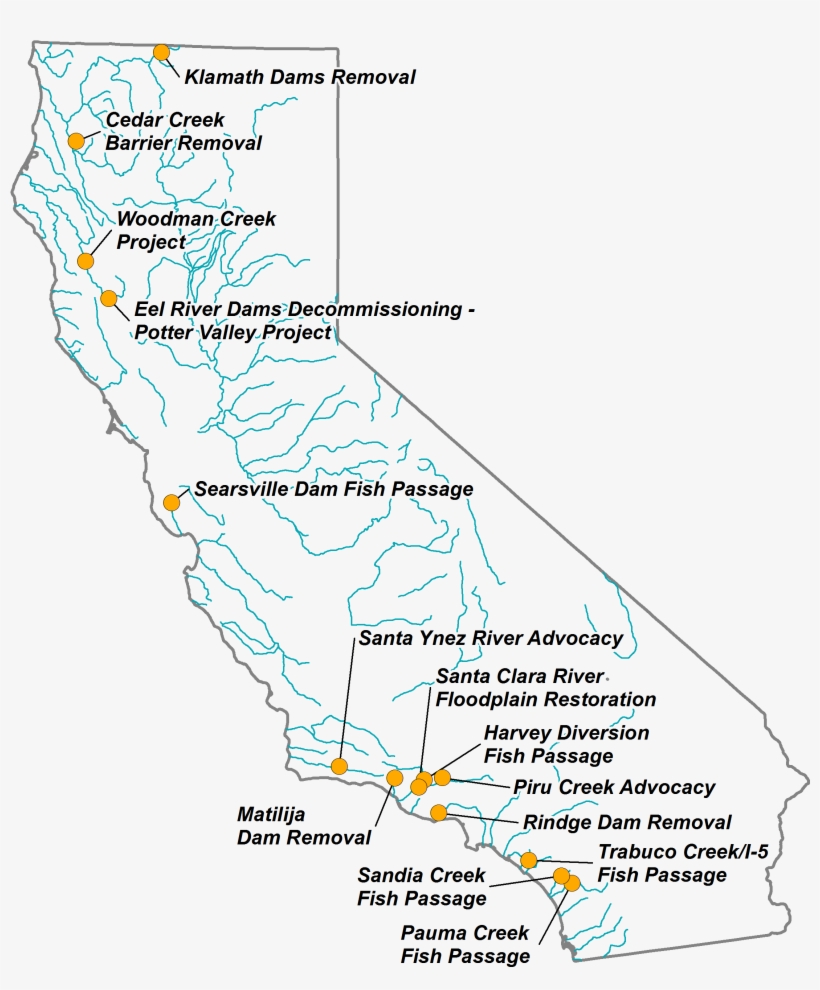 Give Salmon And Steelhead Access To Diverse Habitat - Map, transparent png download