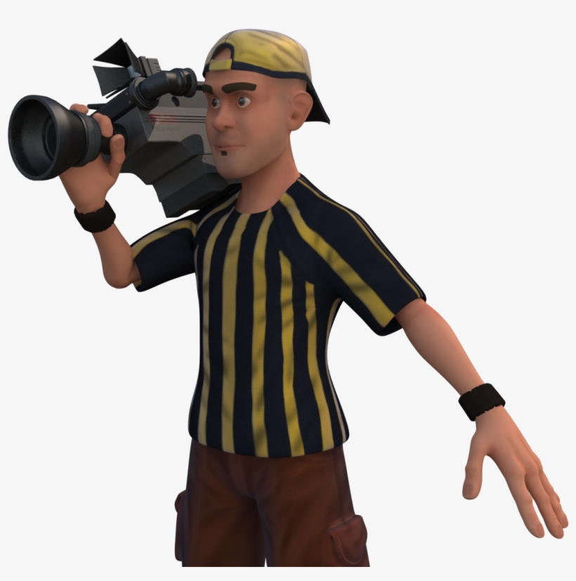 Preview/cameraman 4 - Lens, transparent png download