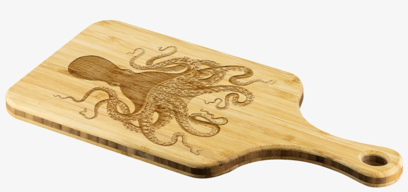 Octopus Cutting Board Sayings Wood Cutting Boards With - Cutting Board, transparent png download