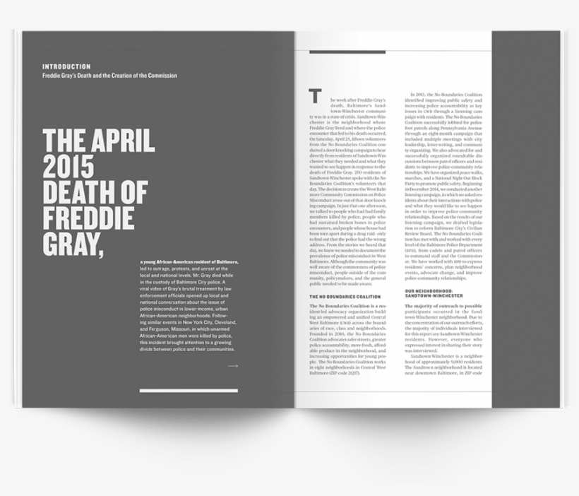 In 2016, I Designed Over-policed Yet Underserved - Brochure, transparent png download