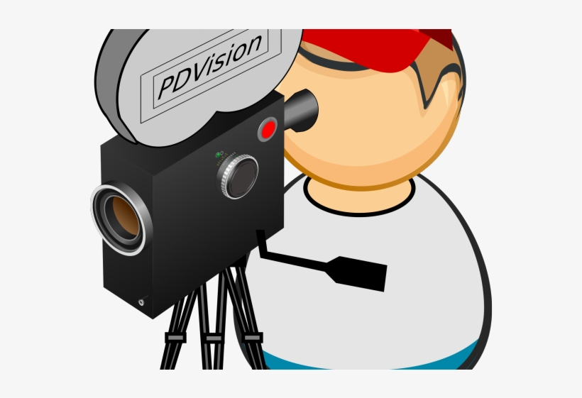 Photography Clipart Cameraman - Gif Cinema Png, transparent png download